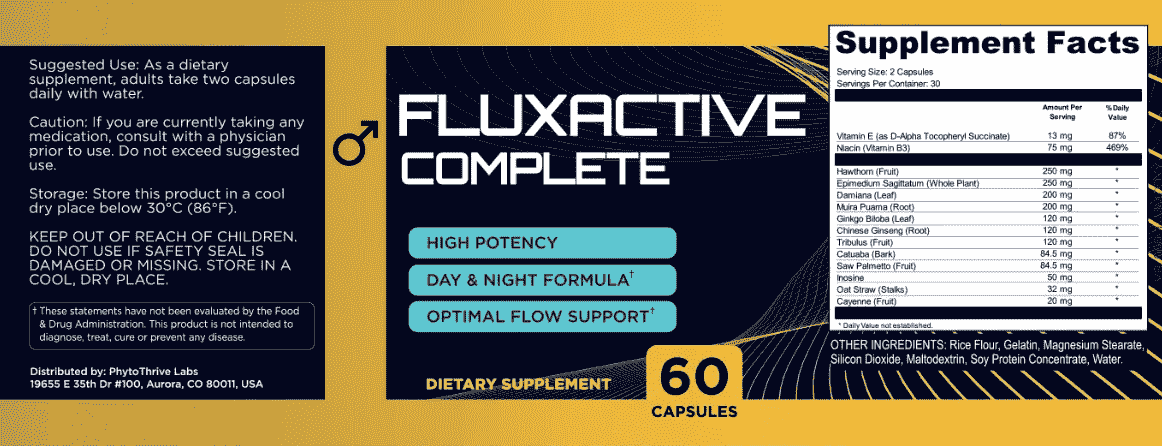 fluxactive-supplement-facts
